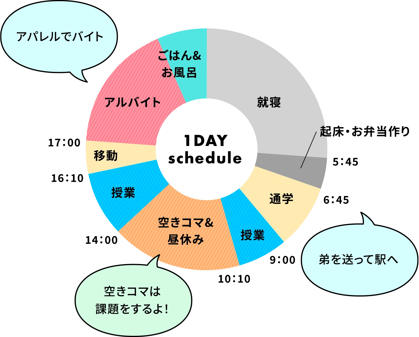 とある1日のスケジュール